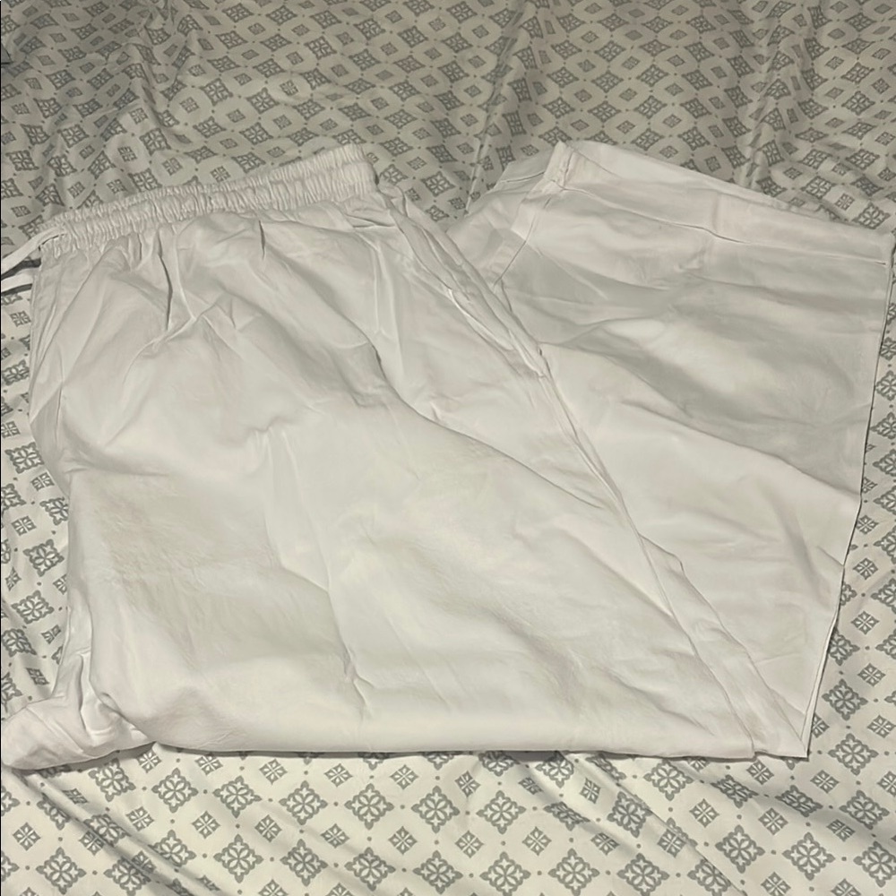 Made With Love White Elastic Waist Pants - XXL NWT
